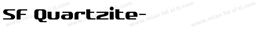 SF Quartzite字体转换